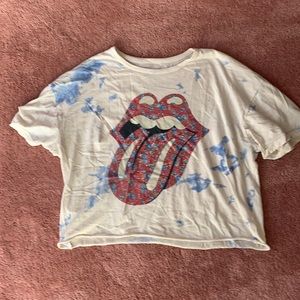 Target, Rolling Stones, crop tee